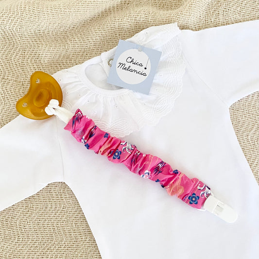 PINK HARUKO Pacifier Clip