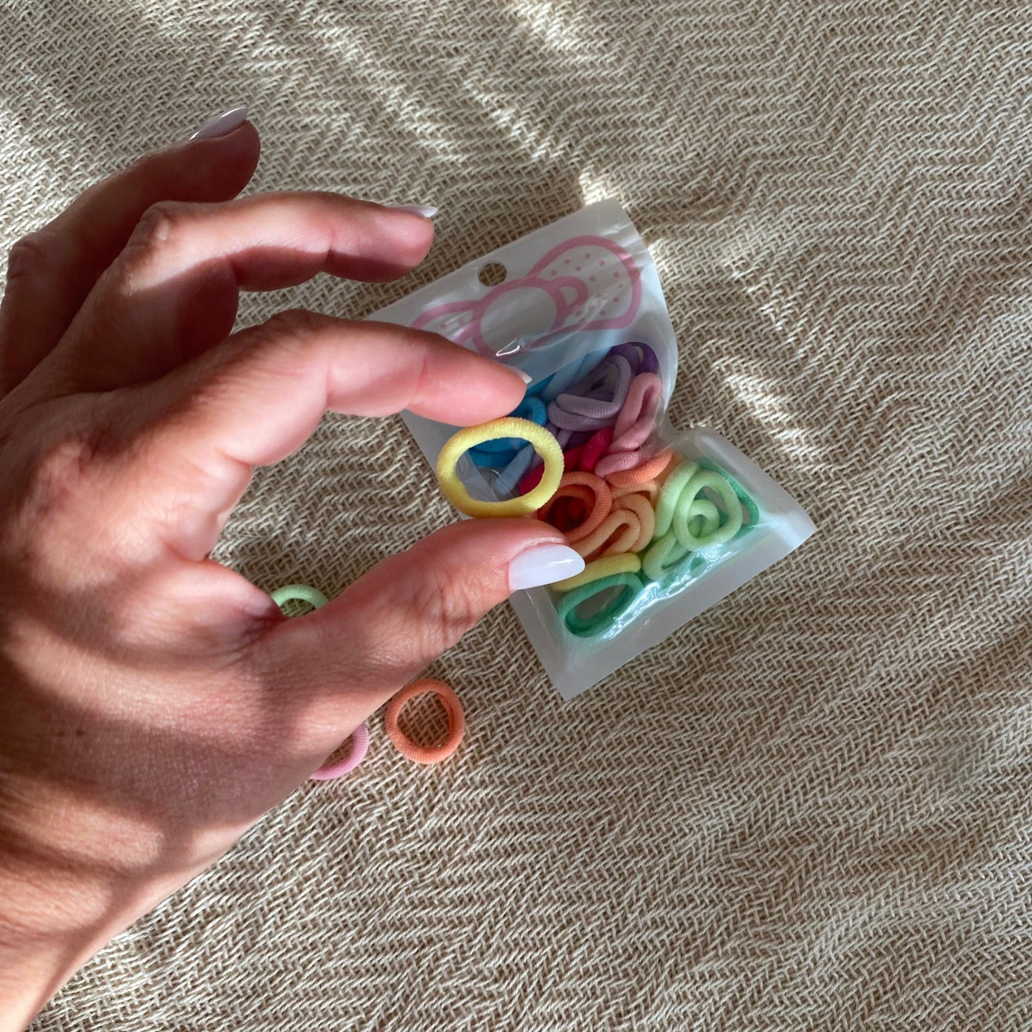 Mini Hair Elastics - RAINBOW PACK