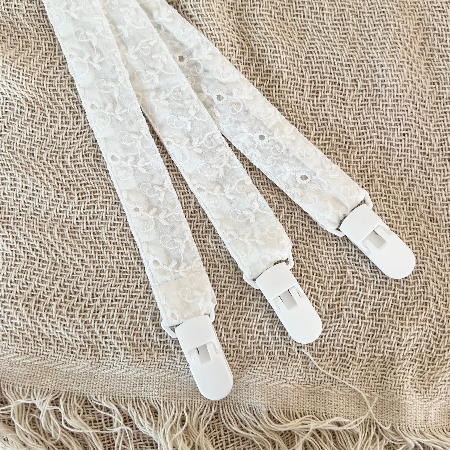 Fita-Chucha BORDADO BRANCO MARFIM