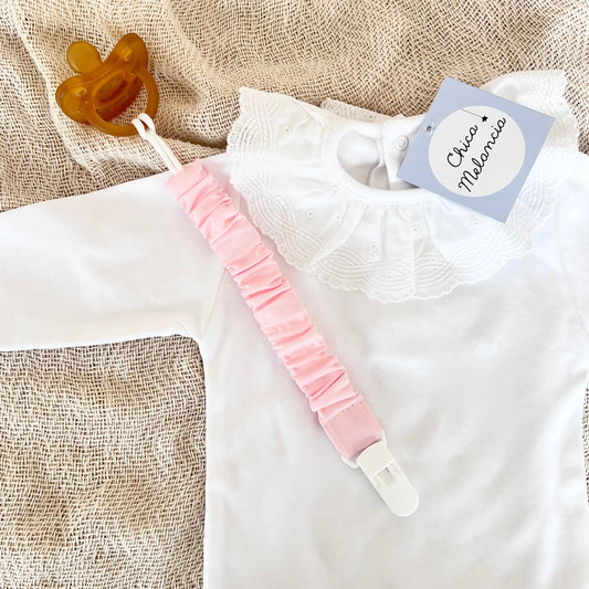 PIPPA PINK BALLET Pacifier Clip 