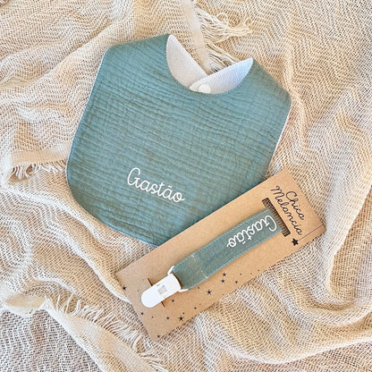 Conjunto PENELOPE (Babete Impermeável e Fita-Chucha)