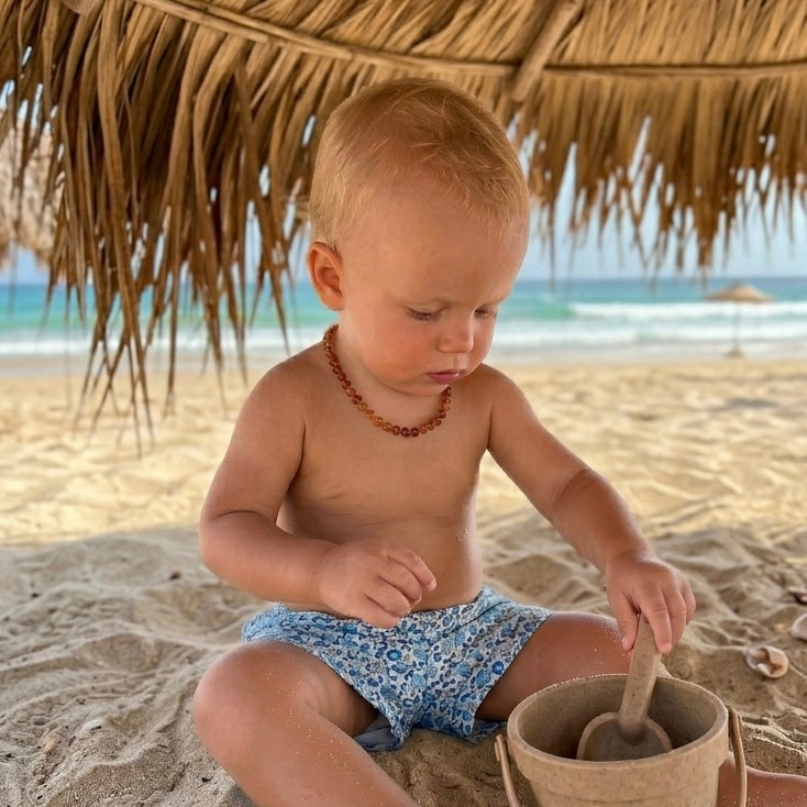 Colar de Âmbar - Cognac