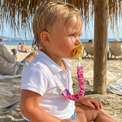 PINK HARUKO Pacifier Clip